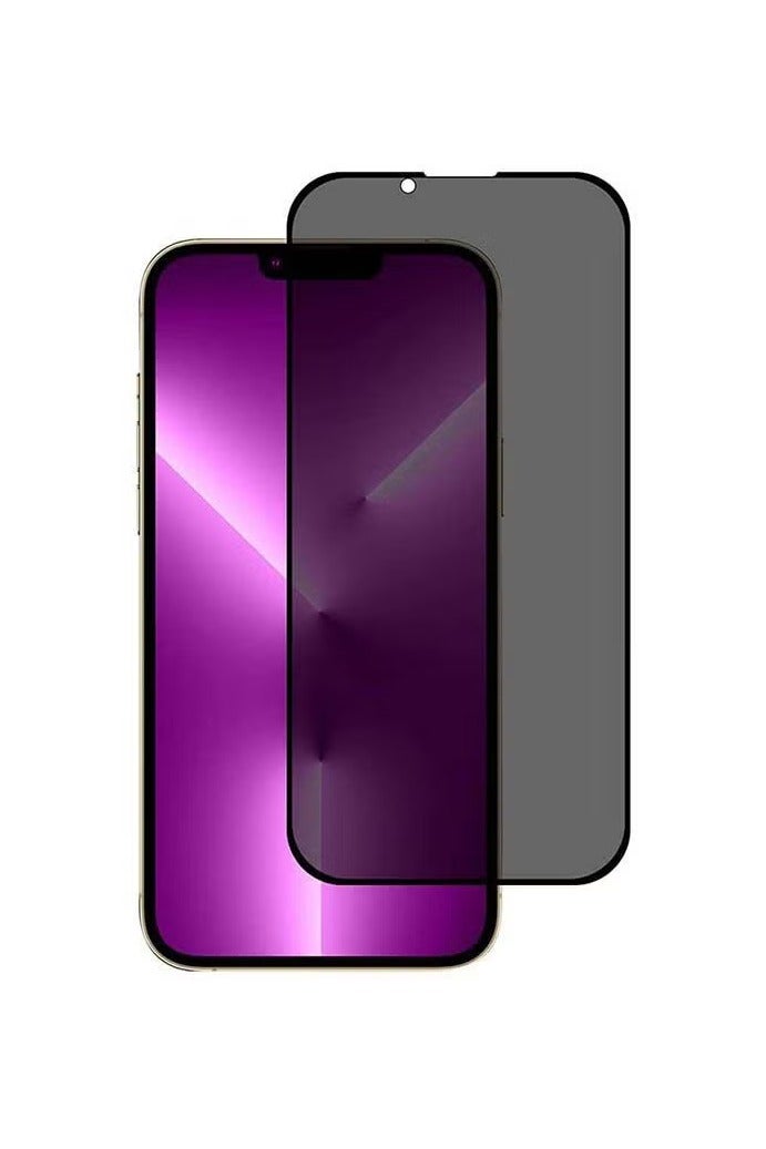 IPhone 16 Pro Privacy  Screen Protector Anti-Glare Anti-Fingerprint Full Coverage Tempered Glass