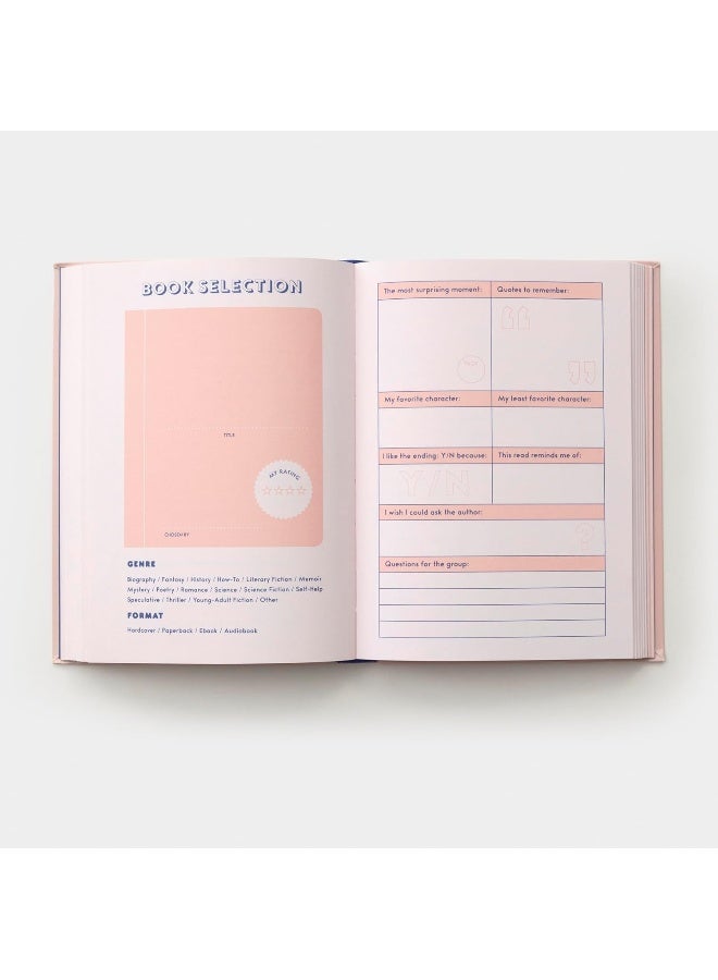 Book Club: A Journal: Prepare for, Keep Track of, and Remember Your Reading Discussions with 200 Book Recommendations and Meeting Activities - Image 2