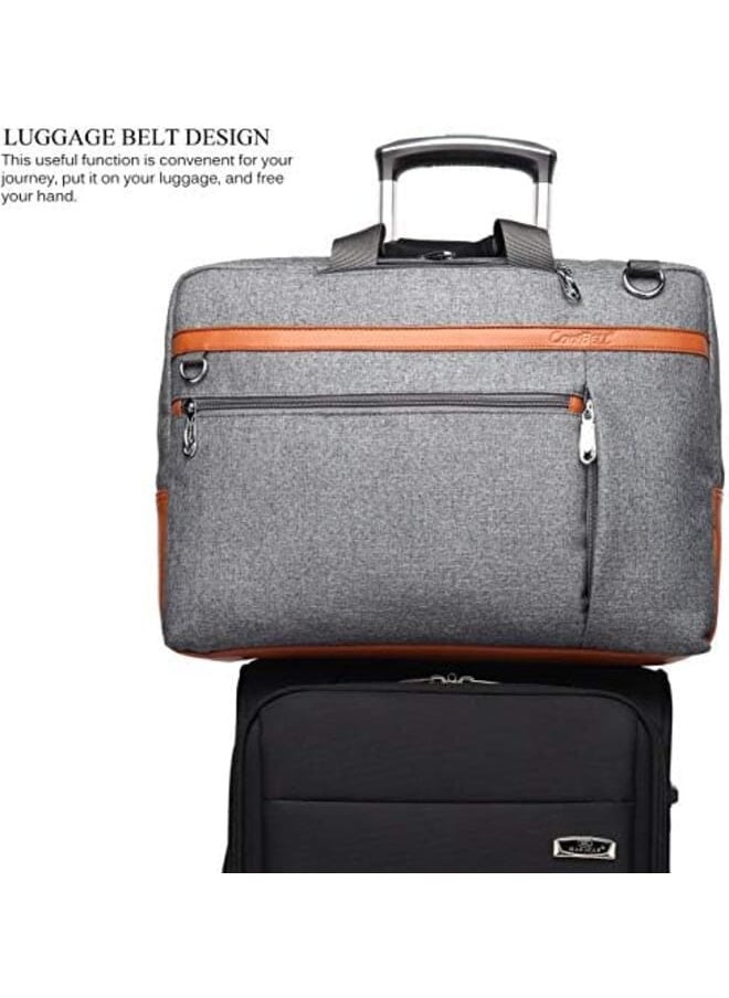 CoolBELL - Kh Convertible Backpack Shoulder Bag Messenger Bag Laptop Case Business Briefcase Leisure Handbag Multi Functional Travel Rucksack Fits 17.3 Inch Laptop For Men Women Travel - Image 1