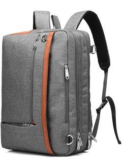 Kh Convertible Backpack Shoulder Bag Messenger Bag Laptop Case Business Briefcase Leisure Handbag Multi Functional Travel Rucksack Fits 17.3 Inch Laptop For Men Women Travel