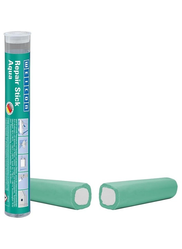 Weicon WEICON Repair Stick Aqua 115g, 2 components special adhesive epoxy resin fast repair of radiators, pool, maritime and underwater areas