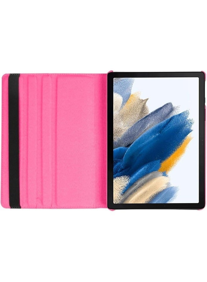 SmartGrist Galaxy Tab A9 Case - 360° Rotatable Tablet Cover for Samsung Galaxy Tab A9 8.7 Inch (2023, SM-X200/SM-X205/SM-X207) - PU Leather Protective Cover with Auto Wake/Sleep - Pink - Image 4