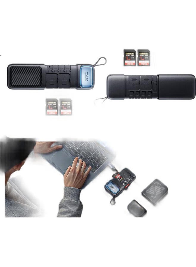 Llano 4.0 High-Speed Card Reader Usb/Type-C Multifunctional All-In Sd/Tf Card Storage Compatible With Phones, Computers, Cameras, Drones For Data Transfer And Card Reading Ccd - Image 2