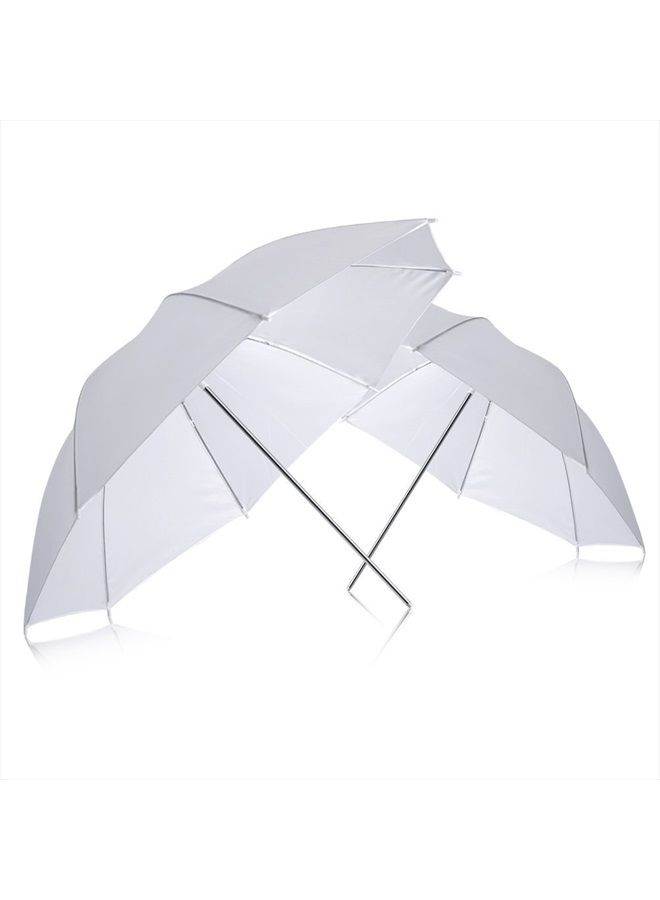 Neewer (2) 33" 83cm Photography Studio Flash Translucent White soft Umbrella  - Image 1