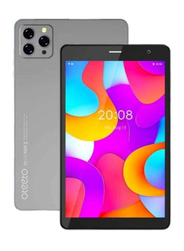 Oteeto - K9 5G Network Android Tablet With 8 Inch Display 8GB RAM 512GB Rom and 5000mAh Battery Grey - Image 1