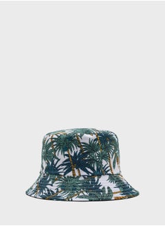 Seventy Five Reversible Tropical Print Bucket Hat  - Image 3