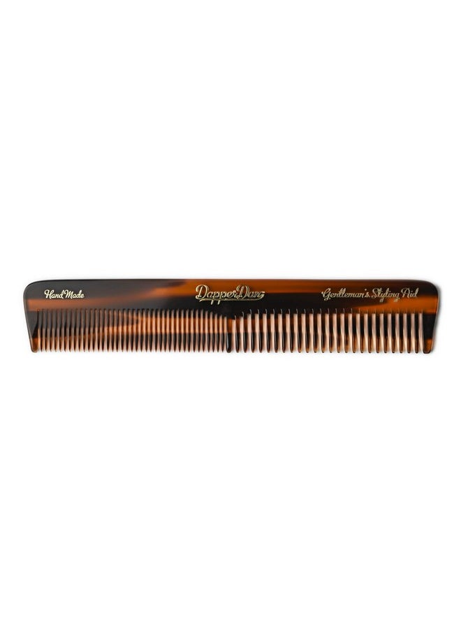 Dapper Dan - Handmade Hair Styling Comb, Hand Polished For A Smooth Glide Through Hair, Gentle Non-Scratch Treatment Of The Hair And Scalp 170Mm X 30Mm - Image 1