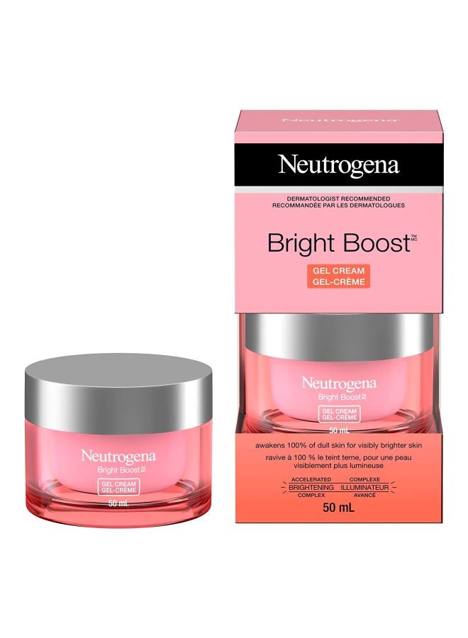 Neutrogena Bright Boost Brightening Gel Moisturizing Face Cream Pink 50ml - Image 2