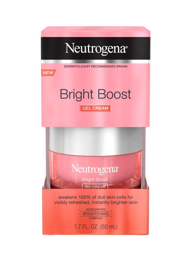 Neutrogena Bright Boost Brightening Gel Moisturizing Face Cream Pink 50ml - Image 4
