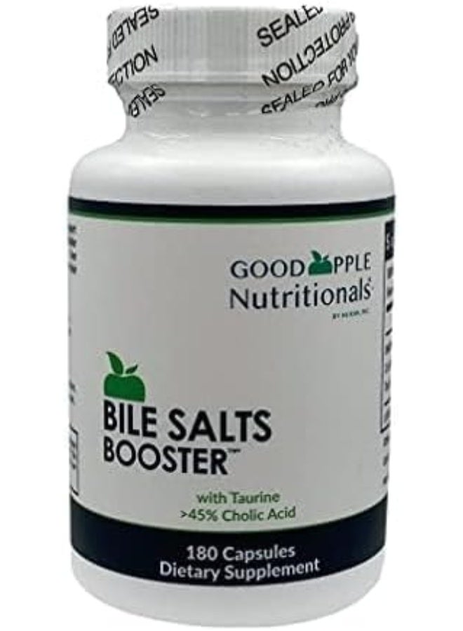 GoodApple Nutritionals Bile Salts Booster | Supports Gallbladder / No Gallbladder | Ox Bile & Taurine Gallbladder Supplement | Gas & Bloating | Digestive Aid Especially Fats | 180 Capsules - 110 Mg - Image 2