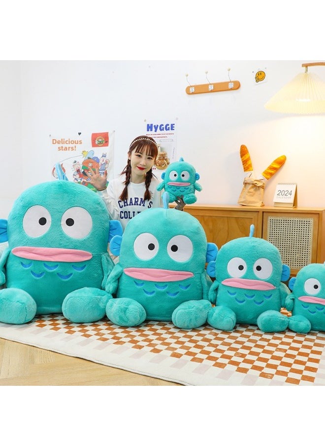 Plush Doll Funny Clown Fish Hanton Children Plush Toy Oversized Doll Machine Exchange Doll-Specifications:80cm [1.9kg]-Color:Ugly Fish Hanton