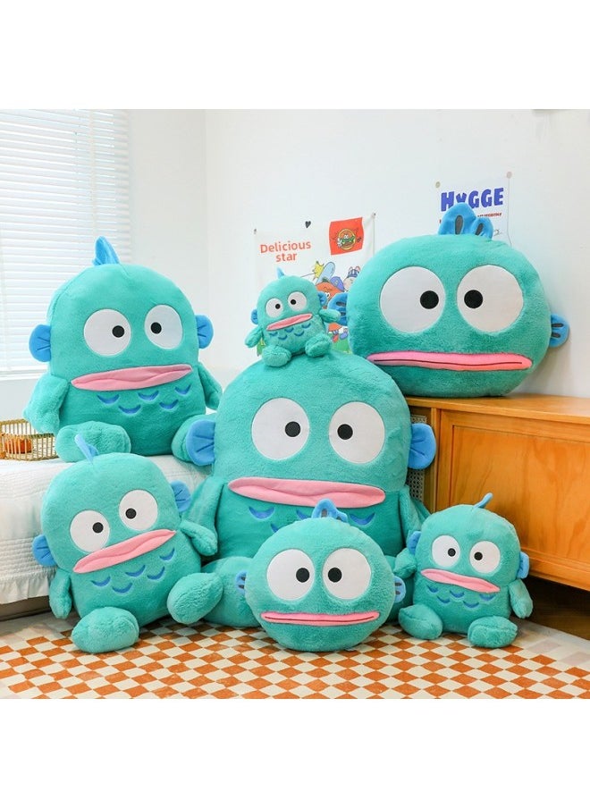 Plush Doll Funny Clown Fish Hanton Children Plush Toy Oversized Doll Machine Exchange Doll-Specifications:80cm [1.9kg]-Color:Ugly Fish Hanton