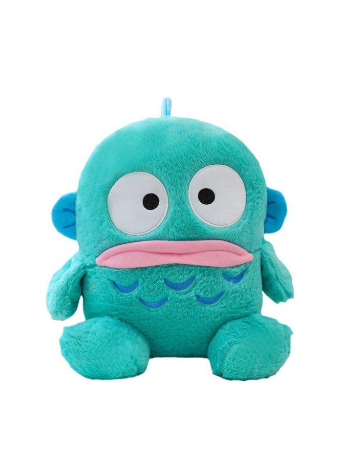 Plush Doll Funny Clown Fish Hanton Children Plush Toy Oversized Doll Machine Exchange Doll-Specifications:80cm [1.9kg]-Color:Ugly Fish Hanton