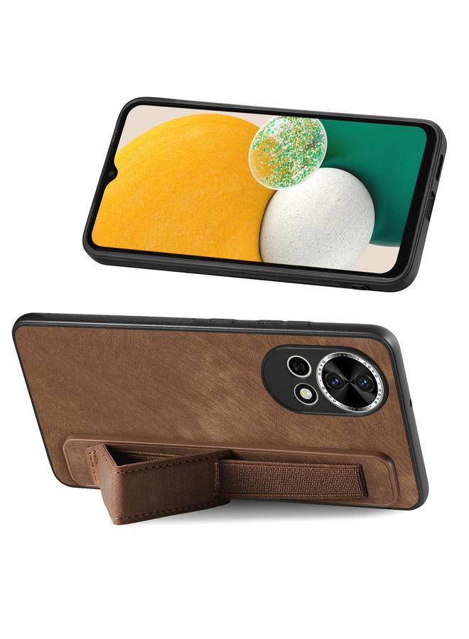 S-TOP Case For Huawei Nova 13 Retro Wristband Holder Leather Back Phone Case - Image 3