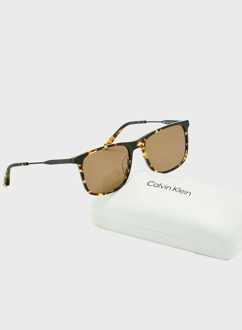 CALVIN KLEIN Aviator Sunglasses