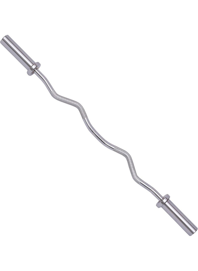 بالانس فورم باربيل أولمبي من BalanceFrom لرفع الأثقال وبناء العضلات، قدرة تحمل حتى 700 رطل، مصنوع من فولاذ قوي مع مقابض منقوشة، طرف 2 بوصة، مثالي للقرفصاء والرفعة الميتة والبنش بريس وتمارين القوة - Image 1