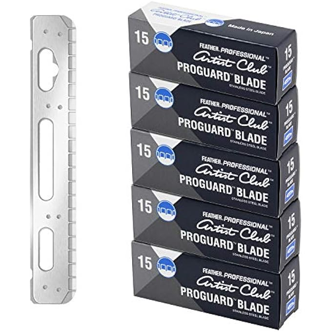 فيذر ريشة نادي الفنان شفرات الحلاقة ProGuard 75 عد - Image 1