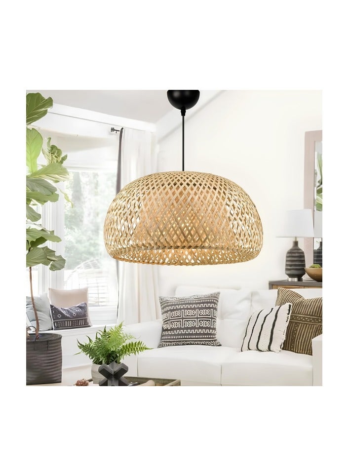 Exclusive Lisbon Rattan Pendant Lamp - Natural - Image 3