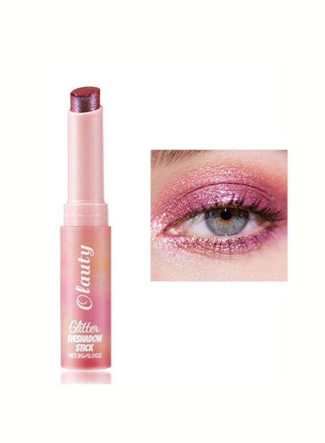 OLAUTY Multifunctional Water-Glow Jelly Eyeshadow Stick - Glittery Fine-Shimmer Waterproof Long-Wear Makeup Resistant #03 - Image 1