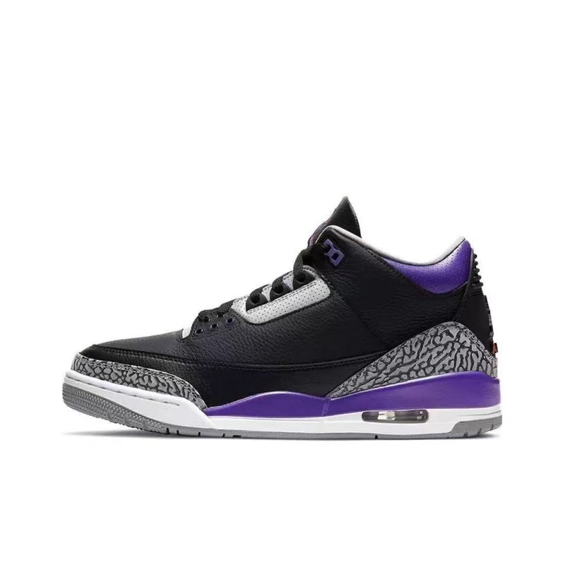 Putian shoes aj3 men''s and women''s basketball shoes black warrior Joe 3 Fujiwara Hao black gold sports casual shoes source factory - Image 5