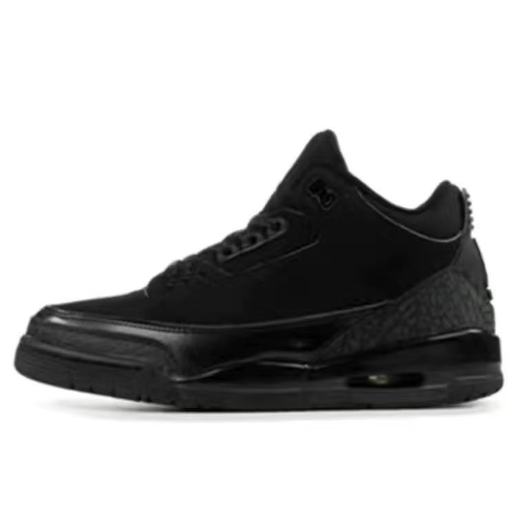 Putian shoes aj3 men''s and women''s basketball shoes black warrior Joe 3 Fujiwara Hao black gold sports casual shoes source factory - Image 4