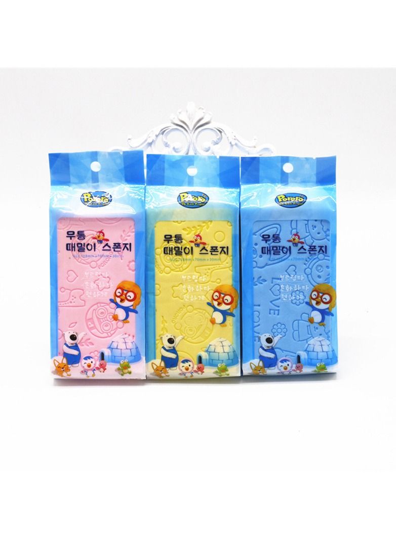 BP Ultra Soft Bath Body Shower Sponge with Hook, Super Soft Exfoliating Bath Sponge, Magic Fun Ultra Soft Body Scrubber Bath Toy, Spa Scrub Exfoliator Dead Skin Remove Reusable (4Pcs)  - Image 4