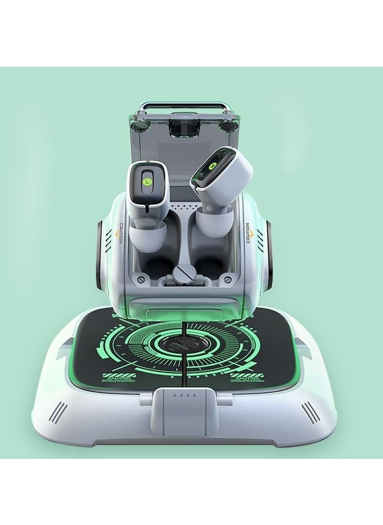 INVA - INVA-Q Wireless Earbuds Bluetooth 5.3 Gaming Headphones ENC Noise Reduction - Gray - Image 1