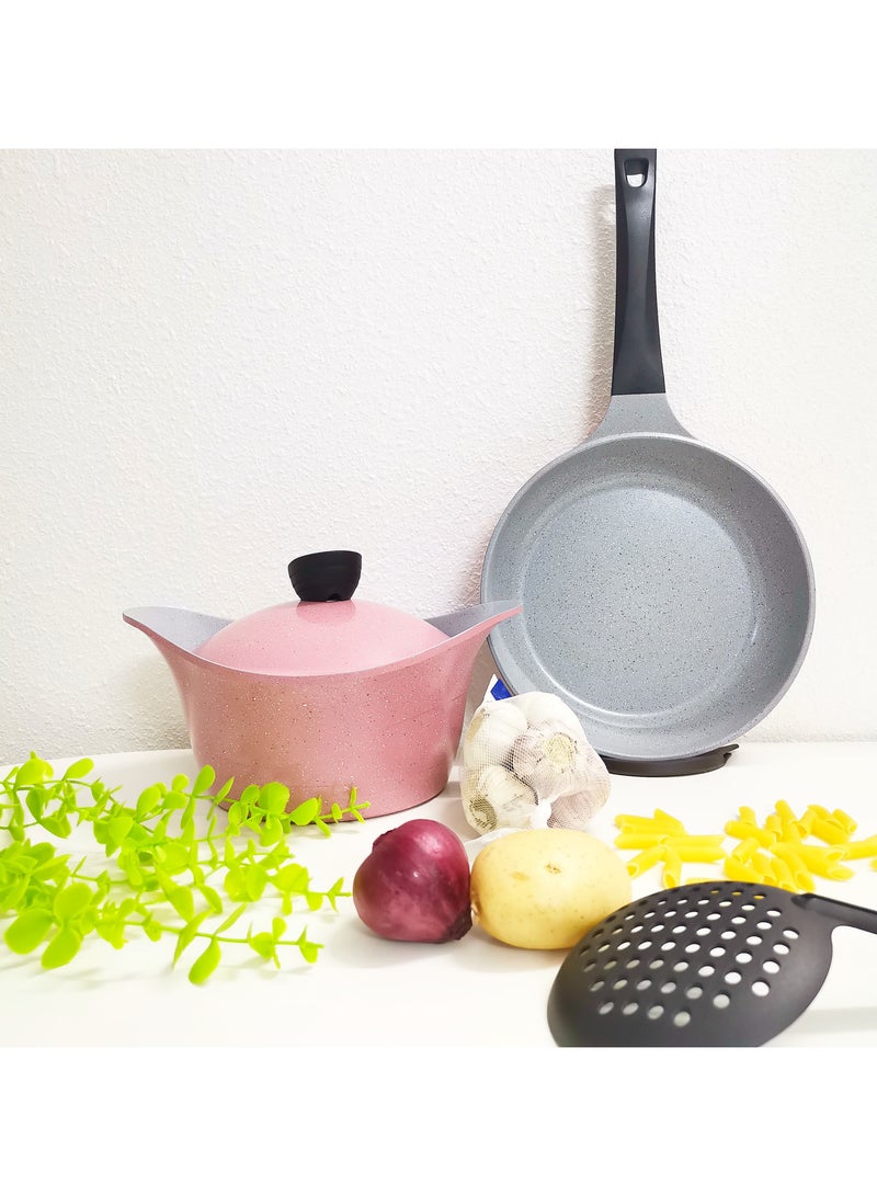 بادريق طقم قدور غرانيت مكون من 23 قطعة - Image 2