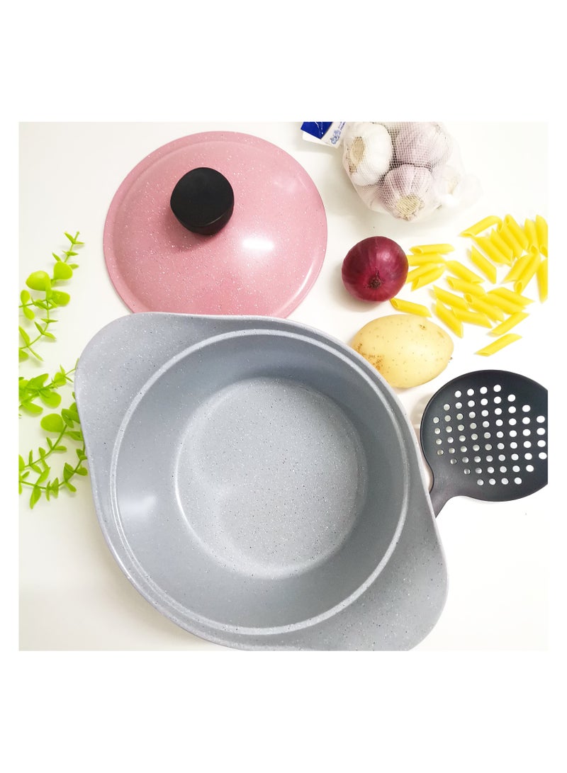 بادريق طقم قدور غرانيت مكون من 23 قطعة - Image 3