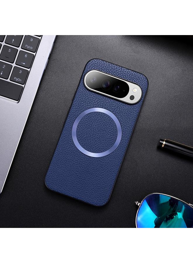 S-TOP Case For Google Pixel 9 Pro CD Magsafe Magnetic Litchi Texture Phone Case - Image 1