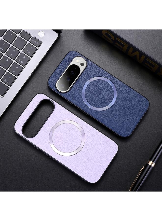 S-TOP Case For Google Pixel 9 Pro CD Magsafe Magnetic Litchi Texture Phone Case - Image 2