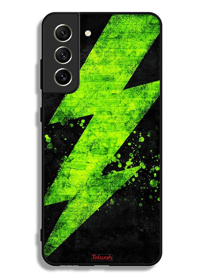 Tolwak Samsung Galaxy S21 FE 5G Protective Case Cover Electric Pattern - Image 3