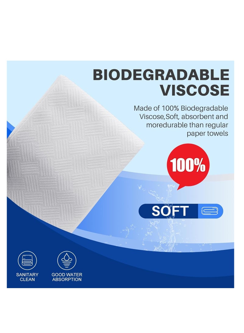 Excefore Premium Disposable Bath Towels, Disposable Bath Towels Portable Soft Towel Set for Hotel, Bathroom, Spa, Trip, Camping Highly Absorbent 55x27.5 Inch 4 Individually Packaged - Image 3