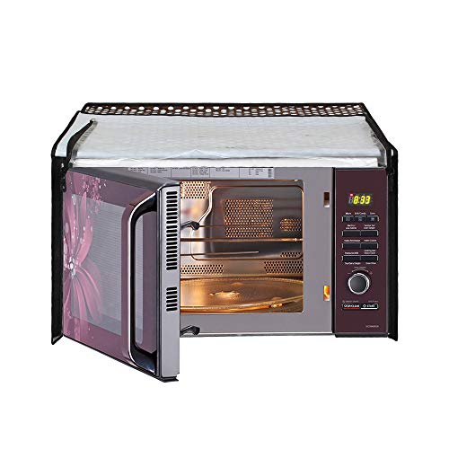 Lithara Printed Waterproof Microwave Oven Cover for Bajaj 1701-MT 17L | Sams28 (Multicolor) - Image 1