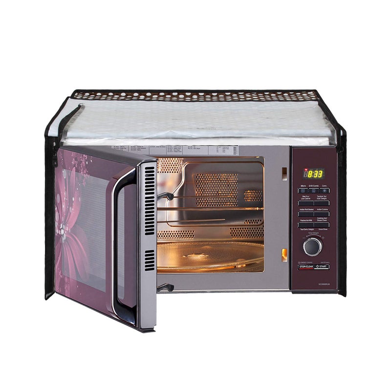 Lithara Printed Waterproof Microwave Oven Cover for Bajaj 1701-MT 17L | Sams28 (Multicolor) - Image 5
