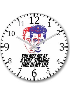 Baskı Dükkanı Print Shop Zara Larsson Wall Clock Curved Real Glass 