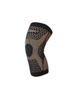 Copper Knee Brace -Copper Knee Sleeve Compression For Sports,Workout,Arthritis Pain Relief and Support-Single (L)