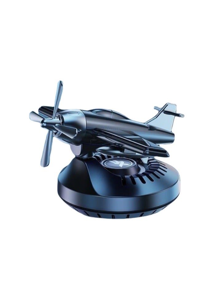 M MIAOYAN Retro Swing Airplane Car Air Freshener – Dashboard Decoration with Swaying Tail Fin & Fragrance Spray, Fun Gift for Drivers - Image 1