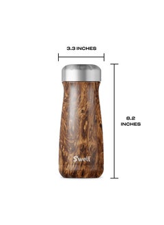 S'well S'well Traveler Tumbler, 16 oz, Teakwood  - Image 4