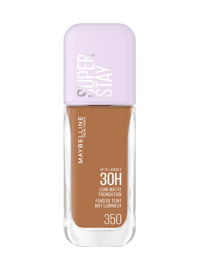 MAYBELLINE NEW YORK Super Stay Lumi-Matte Foundation, 30Hr Longwear Formula  350  - Image 1