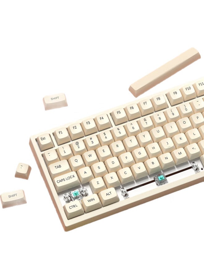 Hp K23-98 Mechanical Keyboard For Gaming And Office, Stylish Diy Customizable Keyboard In Milk Tea Color, Full Hot-Swappable Wired Keyboard Compatible With Computers And Laptops - Image 3