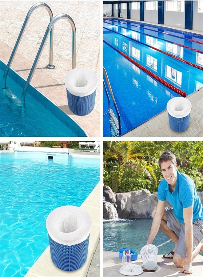 10 Pack Pool Skimmer Socks Fine Mesh Leaves Pollen Catcher Debris Pre-Filter Sock Swimming Pool Basket Net Filter Protector Strainer for Inground Above Ground Pool  - Image 2