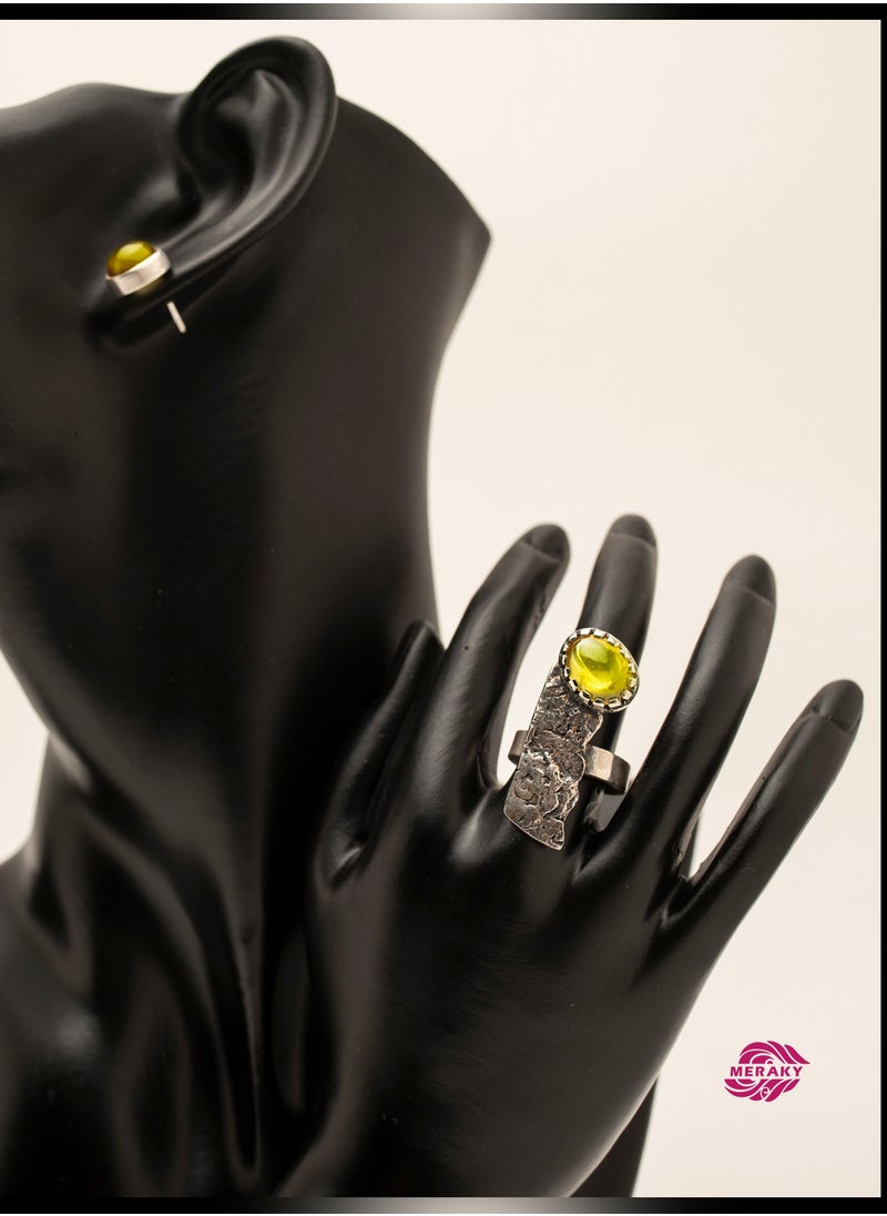 MERAKY moonland ring  950 . silver  - Image 3