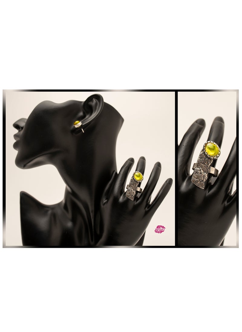 MERAKY moonland ring  950 . silver  - Image 1