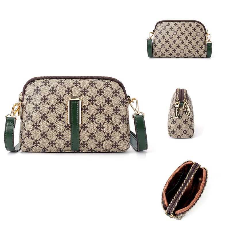 Baellerry new ladies small square bag and cruciferous small double zipper shoulder messenger bag women wholesale - Image 1