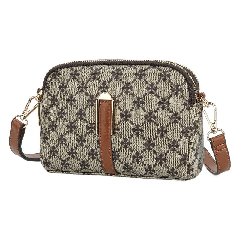 Baellerry new ladies small square bag and cruciferous small double zipper shoulder messenger bag women wholesale - Image 2