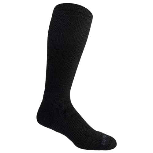 Dr. Scholl's Men's Athletic & Work Compression Over the Calf Casual Sock, Black, 7 12 US - Image 5