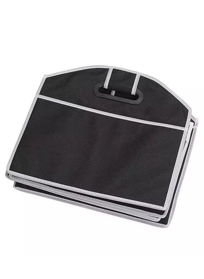 Generic Car Trunk Organizer for All Vehicle Types - 3 Compartment Foldable Storage Box, Ideal for Road Trips - Image 2