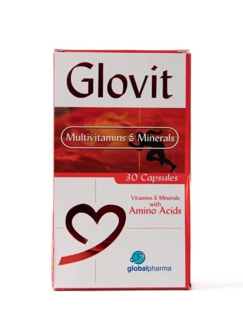 جمجوم فارما كبسولات غلوفيت متعددة الفيتامينات والمعادن، 30 كبسولة