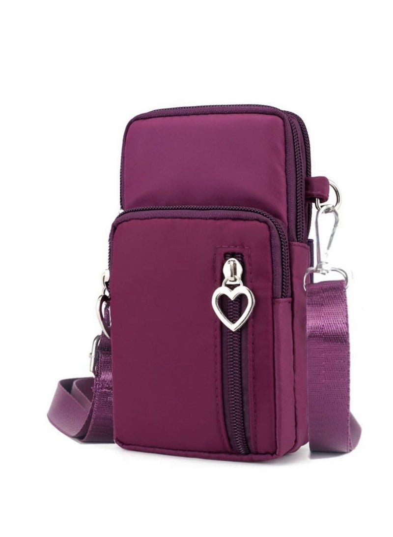 Excefore Sports Armband Outdoor Sweat-proof Running Armbag Cross-body Shoulder Casual Wallet Purse Fitness Cell Phone Bag Key Holder - Image 1